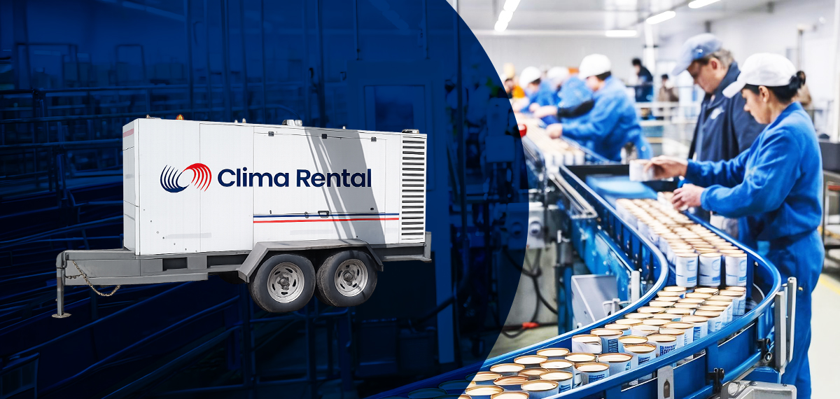 Grupo electrógeno industrial de respaldo funcionando para garantizar la continuidad operativa ante cortes de energía en empresas e industrias.